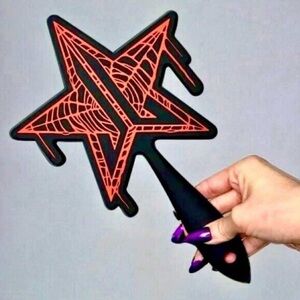 Jeffree Star Halloween Edition Spider Web Soft Touch Hand Mirror